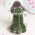 Thickened Warm Dinosaur Pet Clothing
